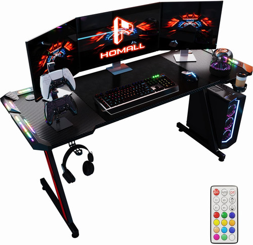 Scrivania gaming led - scrivania,