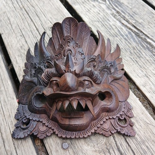 Antica maschera barong - antica, da