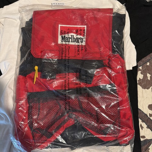 Zaino rosso marlboro - zaino, vintage