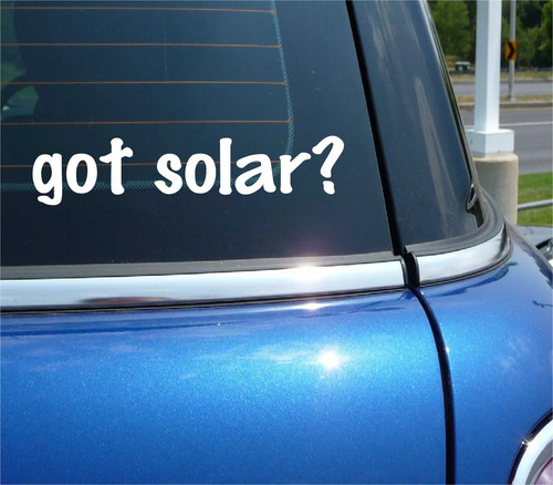 Got solar decalcomania auto - decalcomania,