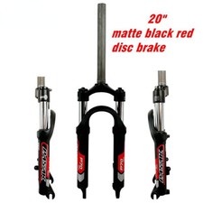 Forcella bicicletta 20 pollici freno a disco per BMX bambino pieghevole bici forcella anteriore viaggio 80 mm