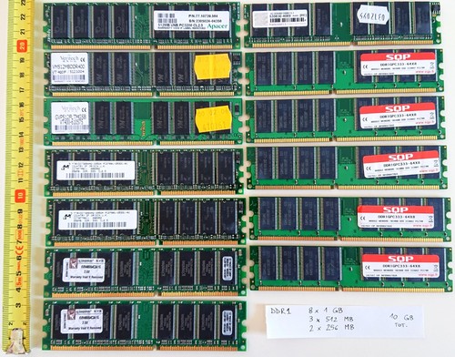 Lotto ram ddr1 8x - lotto, gb