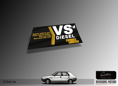 Adesivo oliofiat diesel per - oliofiat,