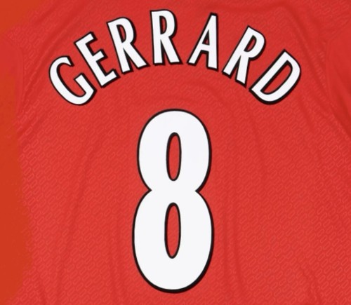 Gerrard flock stampa nome e - #8,