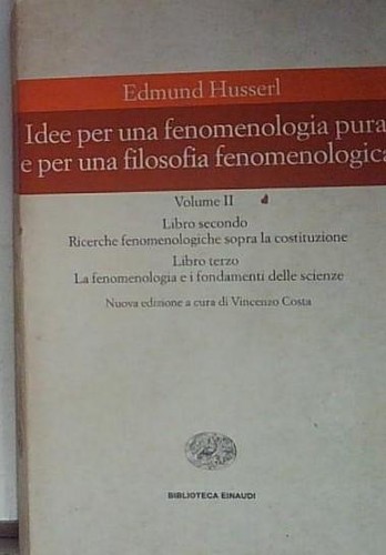 Husserl idee per una - husserl,
