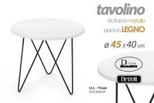 TAVOLO TAVOLINO CAFFè METALLO