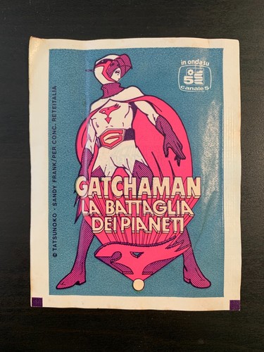 Bustina figurine gatchaman - bustina, la