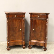 ANTICA COPPIA COMODINI COMÒ LUIGI FILIPPO NOCE Italia XIX secolo