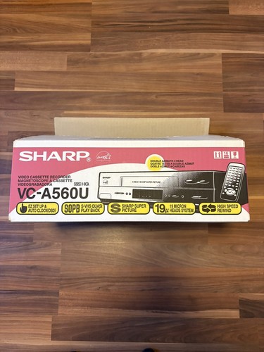 Sharp a560u lettore - sharp, vhs