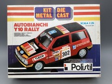Kit Automodello 1:25 non 1:24 Polistil Autobianchi Y10 Rally con imballo originale