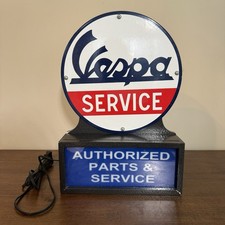 Insegna Servizio Scooter Motore VESPA 17” X 9,5”