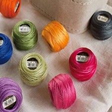 DMC ART 116 COTONE PERLE N° 8 TINTA UNITA - SFUMATO 10 GRAMMI 80 MT FILO PERLATO