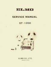 Elmo ST-1200 Manuale uso e manutenzione - Service manual