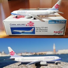 CHINA AIRLINES  BOEING 737-800 HERPA 1:500 -511940