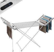 Stendibiancheria Elettrico Riscaldato 260 W Pieghevole, Stendino Asciugabiancher