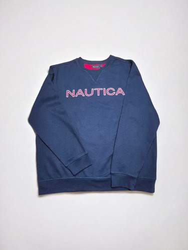 Felpa uomo nautica blu - felpa,