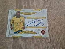 Roberto Carlos Brasile su Card Auto 62/99 Panini Tesori Nazionali