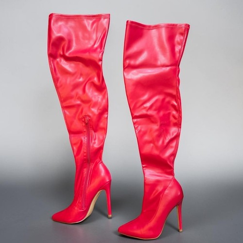 Stivali stiletto alti coscia