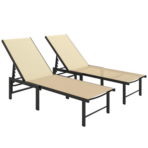 Outsunny set lettini - di, 2
