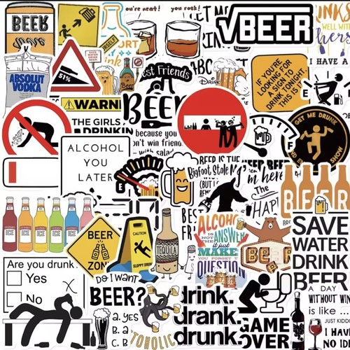 Set adesivi birra - set,