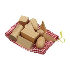 10pcs 3D Solidi geometrici