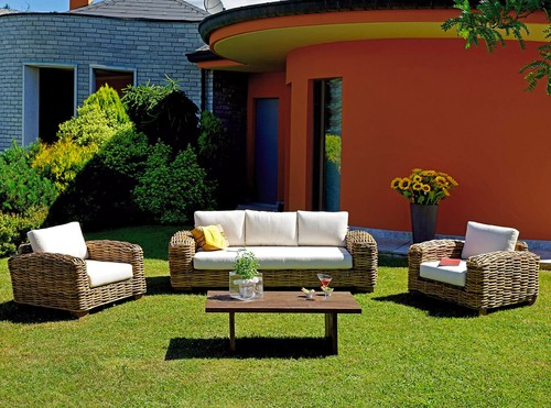 Set salotto giardino in - set,