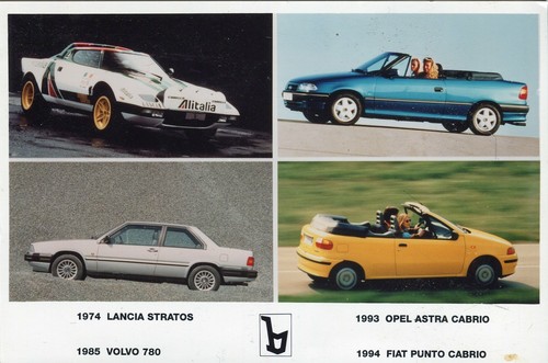 Lancia stratos volvo - 780, opel