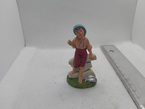 Personaggio presepe vintage - personaggio,