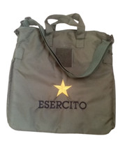 BORSA ESERCITO ITALIANO ZAINO MILITARE PORTA CASCO PILOTA ESERCITO ULTIMO CAPO