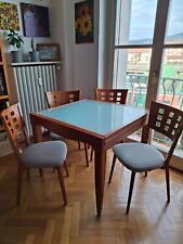 Tavolo in ciliegio Calligaris anno 2001 misura 90x90 allungabile + 4 sedie
