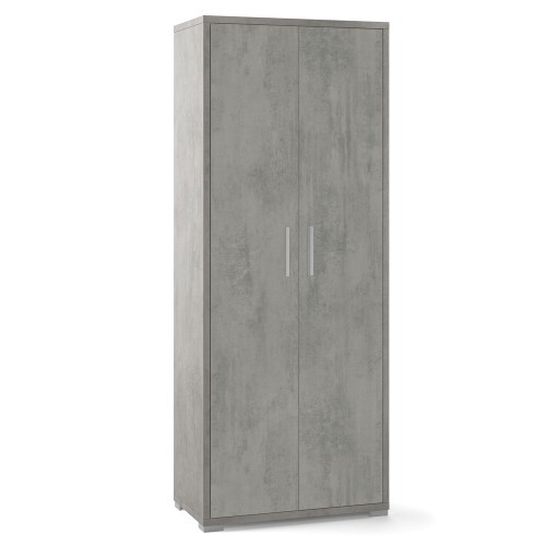 Armadio ante alto 200 grigio - armadio,