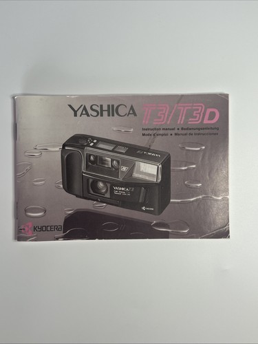 Yashica t3d manuale - manuale, di