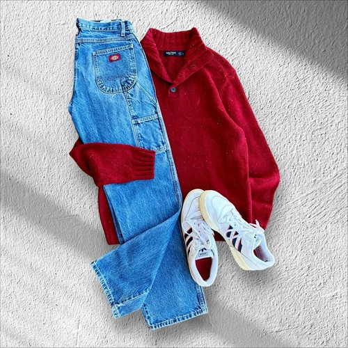 Maglione nautica con collo - maglione,