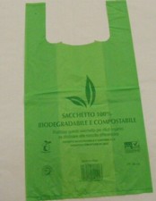 SHOPPER BIODEGRADABILI COMPOSTABILE SUPERMAXI 34X65 BORSETTE BUSTE 4KG