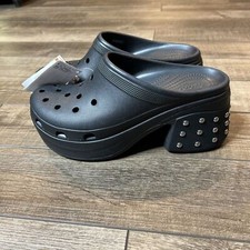 NUOVO Crocs Siren nero borchie
