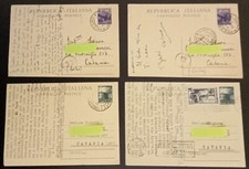 Lot postcards travelled - postcards,