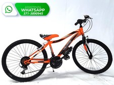 Bicicletta Velopoli BAMBINO RUOTA 24" con Cambio 18 Velocità / ARANCIO NERO