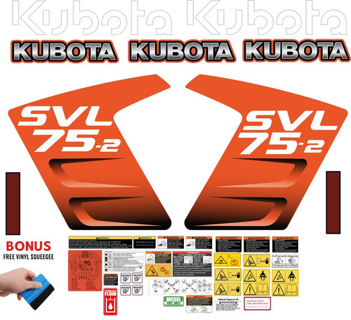 Adatto per kubota svl75 kit - adatto, svl75-2