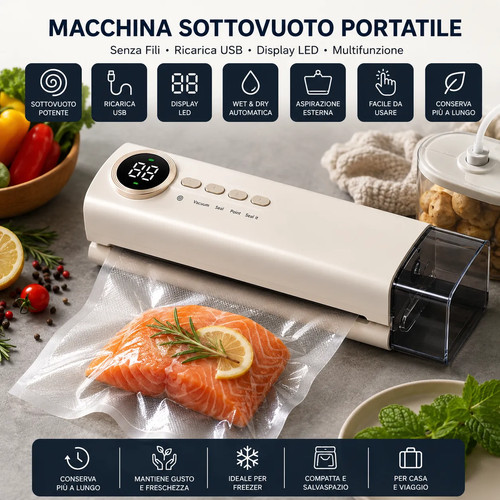 Macchina sottovuoto portatile - macchina,