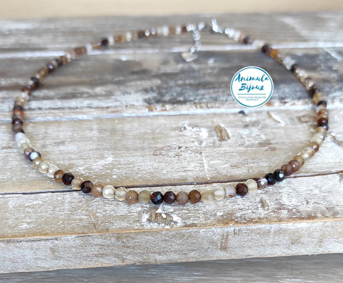 Collana fine pietra agata - fine,