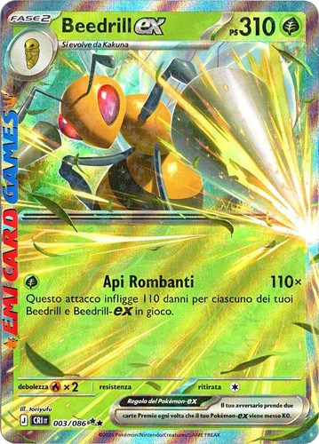 Beedrill 003 086 cri - -,