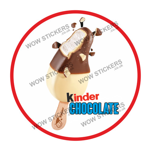 Adesivo furgone gelato kinder - adesivo,