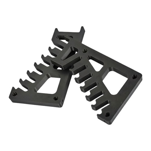 Parete nero con supporto - nero,