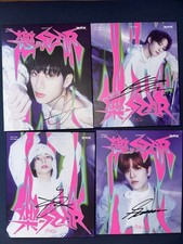 STRAY KIDS AUTOGRAFO UFFICIALE FIRMATO 樂-STAR ROCK-STAR ALBUM bangchan hyunjin