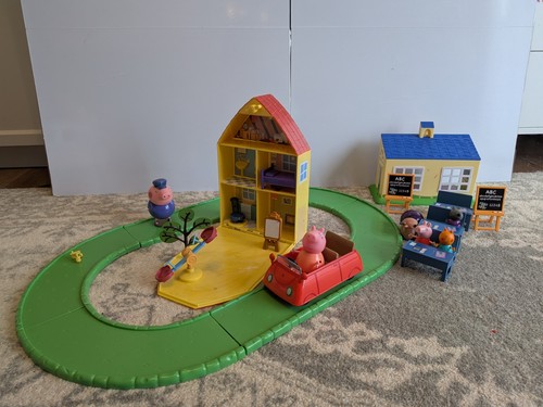 Peppa pig playset - bundle, casa
