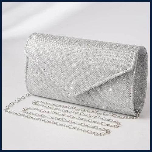 Borsa donna busta sera glitter