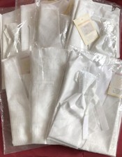 % Lotto 7 set gilet BIANCO