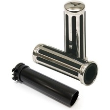 Impugnature in metallo cromato