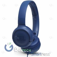 JBL TUNE 500 T500 CUFFIE CON FILO ON-EAR JACK 3.5" CON COMANDI E MICROFONO | BLU