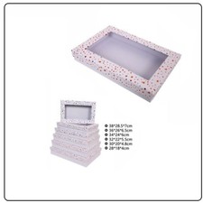 6 box scatole con finestra